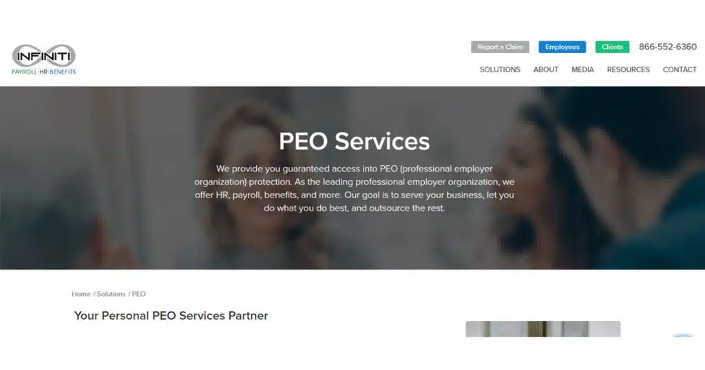 Infinite PEO services