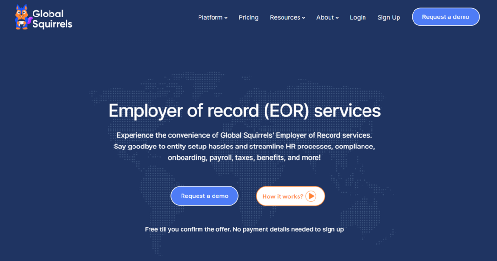 Global Squirrels Employer of record (EOR) services