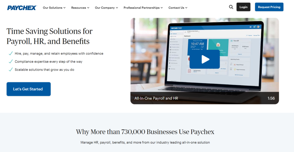 Paychex payroll provider