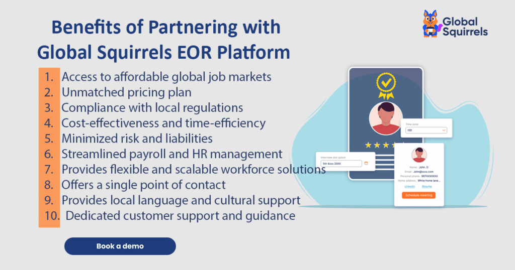 benefits of global Squirrels EOR platform