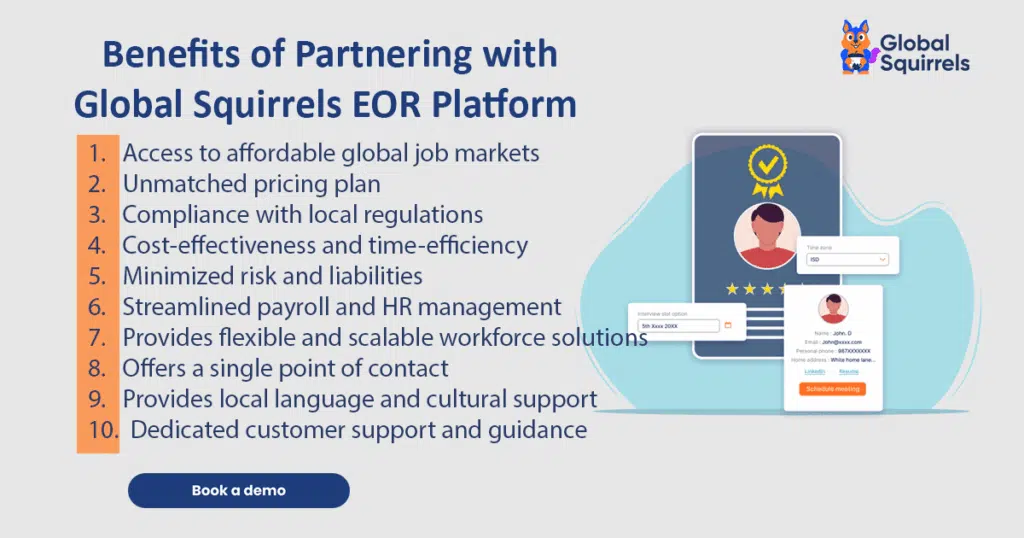 benefits of global Squirrels EOR platform