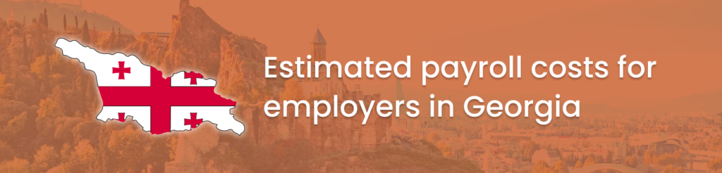 Estimated payroll costs for employers in Georgia