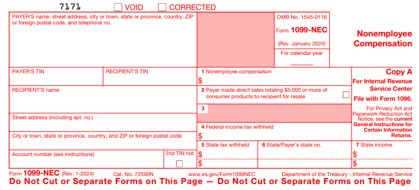 Form 1099-NEC?