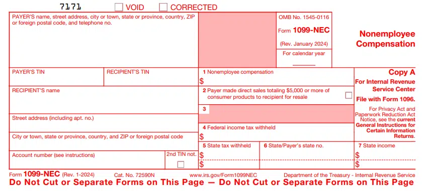 Form 1099-NEC?