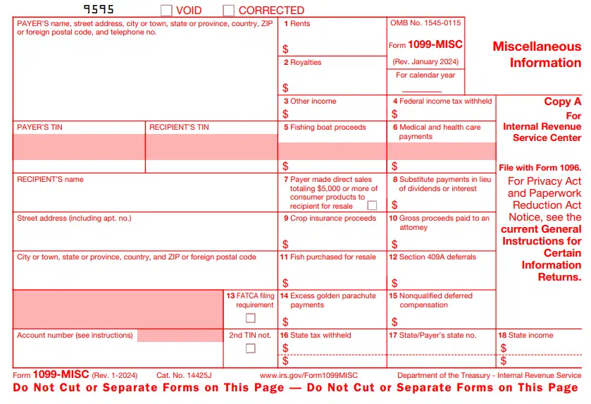 Form 1099-MISC