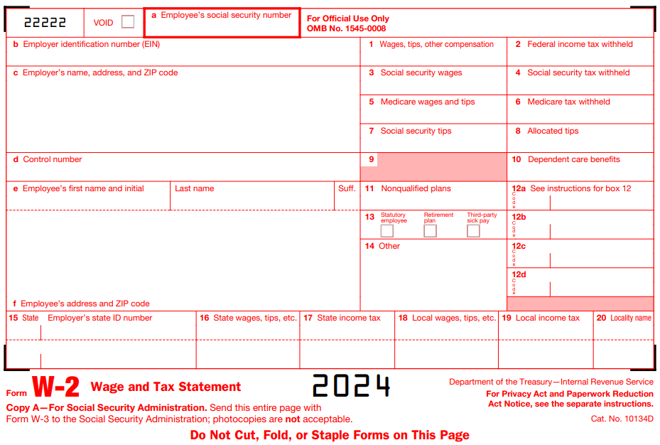 What is Form W-2?