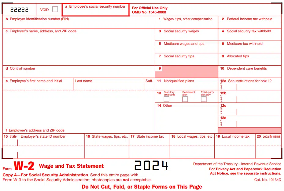 What is Form W-2?
