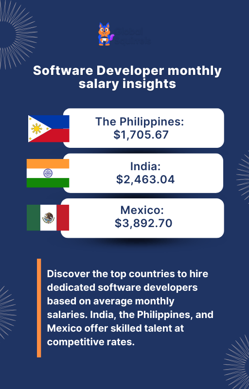 Software Developer monthly salary insights