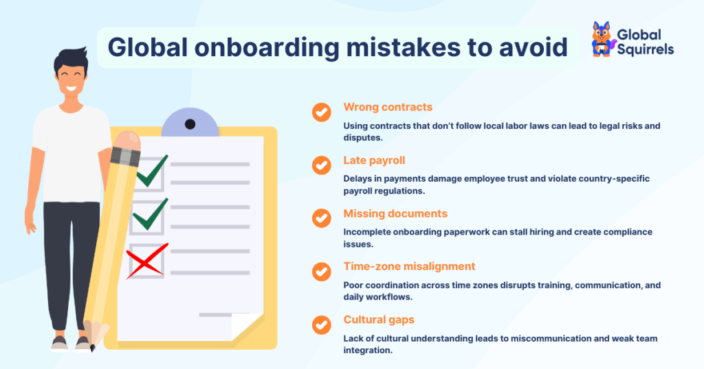 Global onboarding mistakes to avoid